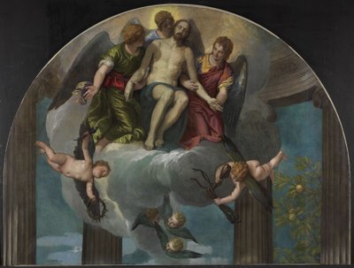 El Cristo muerto con ángeles de Paolo Veronese